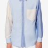Nathael Patchwork bomulls-Oxford-skjorte Nathael Patchwork bomulls-Oxford-skjorte