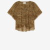 Neslya-bluse i muslin med print Neslya-bluse i muslin med print