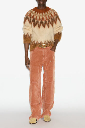 Nicolas Mohair Fair Isle-mønstret genser Nicolas Mohair Fair Isle-mønstret genser