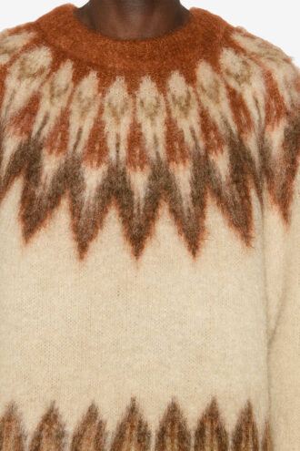 Nicolas Mohair Fair Isle-mønstret genser Nicolas Mohair Fair Isle-mønstret genser