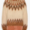Nicolas Mohair Fair Isle-mønstret genser Nicolas Mohair Fair Isle-mønstret genser