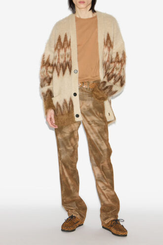 Nielson Mohair Fair Isle-mønstret cardigan