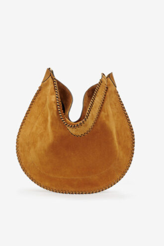 Oskan Hobo Soft Bag i flettet kalveskinn