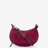 Oskan Moon skulderveske i semsket kalveskinn