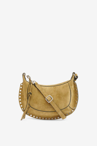 Oskan Moon suede kalveskinn baguette håndveske