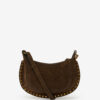 Oskan Moon suede kalveskinn baguette håndveske