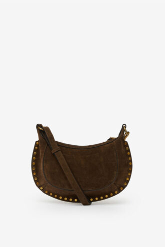 Oskan Moon suede kalveskinn baguette håndveske