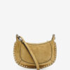 Oskan Moon suede kalveskinn baguette håndveske