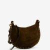 Oskan Moon suede kalveskinn baguette håndveske
