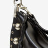 Oskan Soft Zip Bag i studded okseskinn