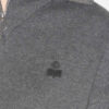 Oxane kort cardigan i ensfarget strikk