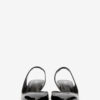 Padim høyhælte slingback-pumps i lakkskinn