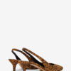 Padim slingback-pumps i leopardmønstret ruskind Padim slingback-pumps i leopardmønstret ruskind