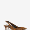 Padim slingback-pumps i leopardmønstret ruskind Padim slingback-pumps i leopardmønstret ruskind