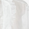 Pamiala Frilly Blouse i ensfarget bomullsvoile Pamiala Frilly Blouse i ensfarget bomullsvoile