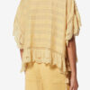 Payton kaftan-stil topp i bomull og blomsterblonder Payton kaftan-stil topp i bomull og blomsterblonder