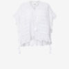 Payton kaftan-stil topp i bomull og blomsterblonder Payton kaftan-stil topp i bomull og blomsterblonder
