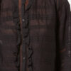 Peline bomullsbluse med blomsterblonder Peline bomullsbluse med blomsterblonder