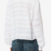 Peline bomullsbluse med blomsterblonder Peline bomullsbluse med blomsterblonder