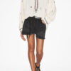 Pelson brodert bluse i gasbind Pelson brodert bluse i gasbind
