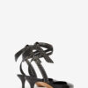 Pilvee høyhælte slingback-pumps i kalveskinn med nitter