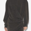 Pipper drapert jersey-sweatshirtkjole Pipper drapert jersey-sweatshirtkjole