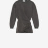 Pipper drapert jersey-sweatshirtkjole Pipper drapert jersey-sweatshirtkjole