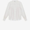 Plalia bluse i rynket bomullsvoile Plalia bluse i rynket bomullsvoile