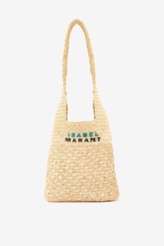 Praia liten veske i raffia