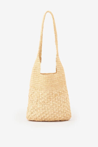 Praia liten veske i raffia