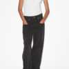 Rachelle plisserte, løstsittende denimjeans
