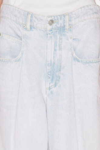 Rachelle plisserte, løstsittende denimjeans Rachelle plisserte, løstsittende denimjeans