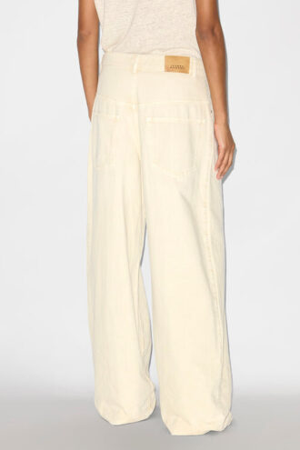 Rachelle plisserte, løstsittende denimjeans Rachelle plisserte, løstsittende denimjeans