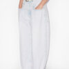 Rachelle plisserte, løstsittende denimjeans