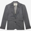 Reva stripete dressjakke i ren ull Reva stripete dressjakke i ren ull