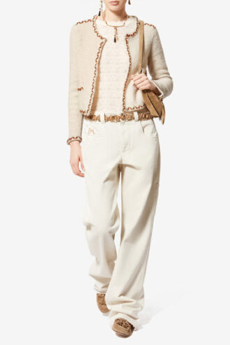 Rochelle Merinos ull tweed cardigan