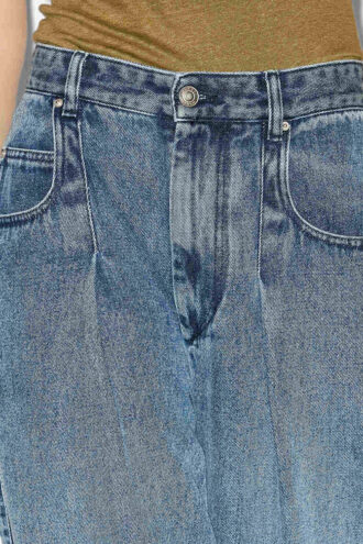 Rodayna plisserte denimjeans Rodayna plisserte denimjeans