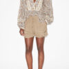 Safa korte shorts med broderi Safa korte shorts med broderi