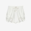 Safa korte shorts med broderi Safa korte shorts med broderi