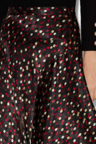 Sakura langt silkeskjørt med print Sakura langt silkeskjørt med print