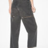 Salia Loose Fit Denim Jeans med glidelåser