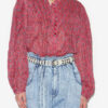 Salika-bluse i bomullsvoile med print Salika-bluse i bomullsvoile med print