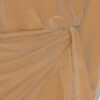 Sandrina lang drapert jersey-sweatshirtkjole
