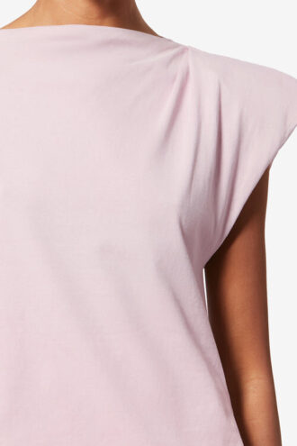 Sebani asymmetrisk bomulls-T-skjorte