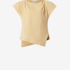 Sebani asymmetrisk bomulls-T-skjorte Sebani asymmetrisk bomulls-T-skjorte