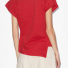 Sebani Asymmetrisk ensfarget bomulls-T-skjorte Sebani Asymmetrisk ensfarget bomulls-T-skjorte