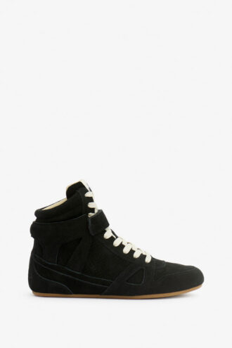 Senny høye sneakers i semsket skinn
