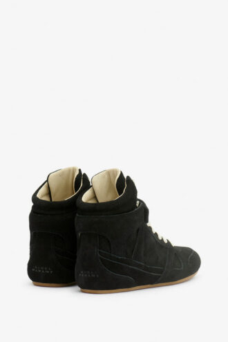 Senny høye sneakers i semsket skinn