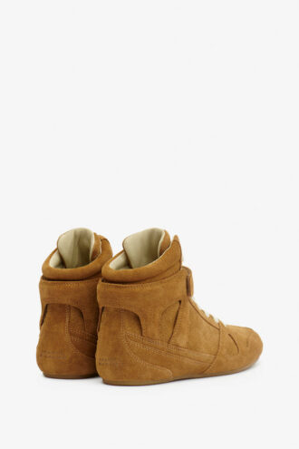 Senny høye sneakers i semsket skinn