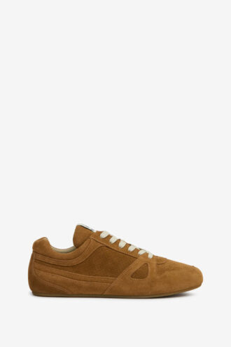 Sennyh lave sneakers i semsket kalveskinn Sennyh lave sneakers i semsket kalveskinn